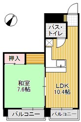 駅前ハイツの物件間取画像